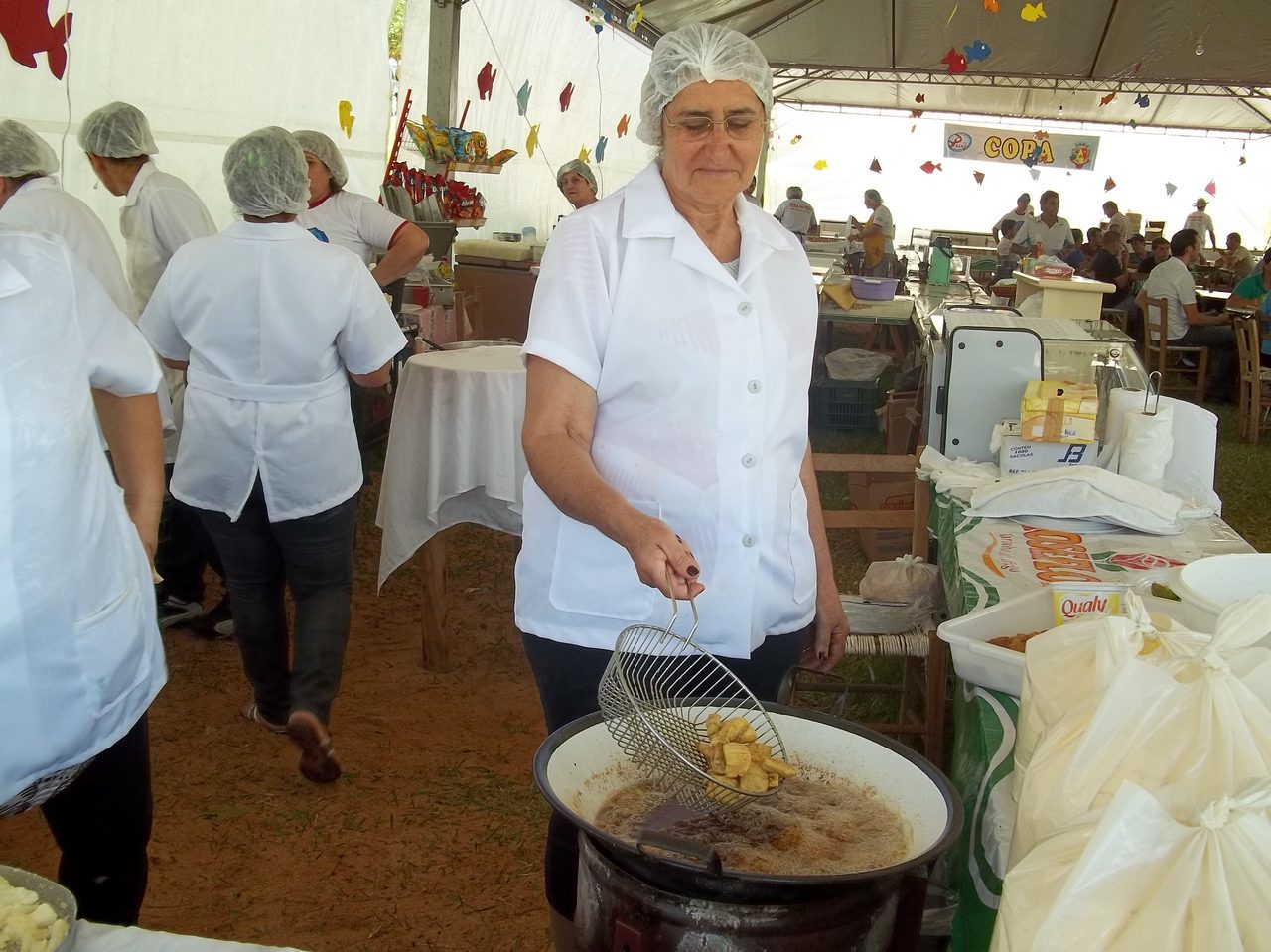 Peixe limpo pronto para comercialização